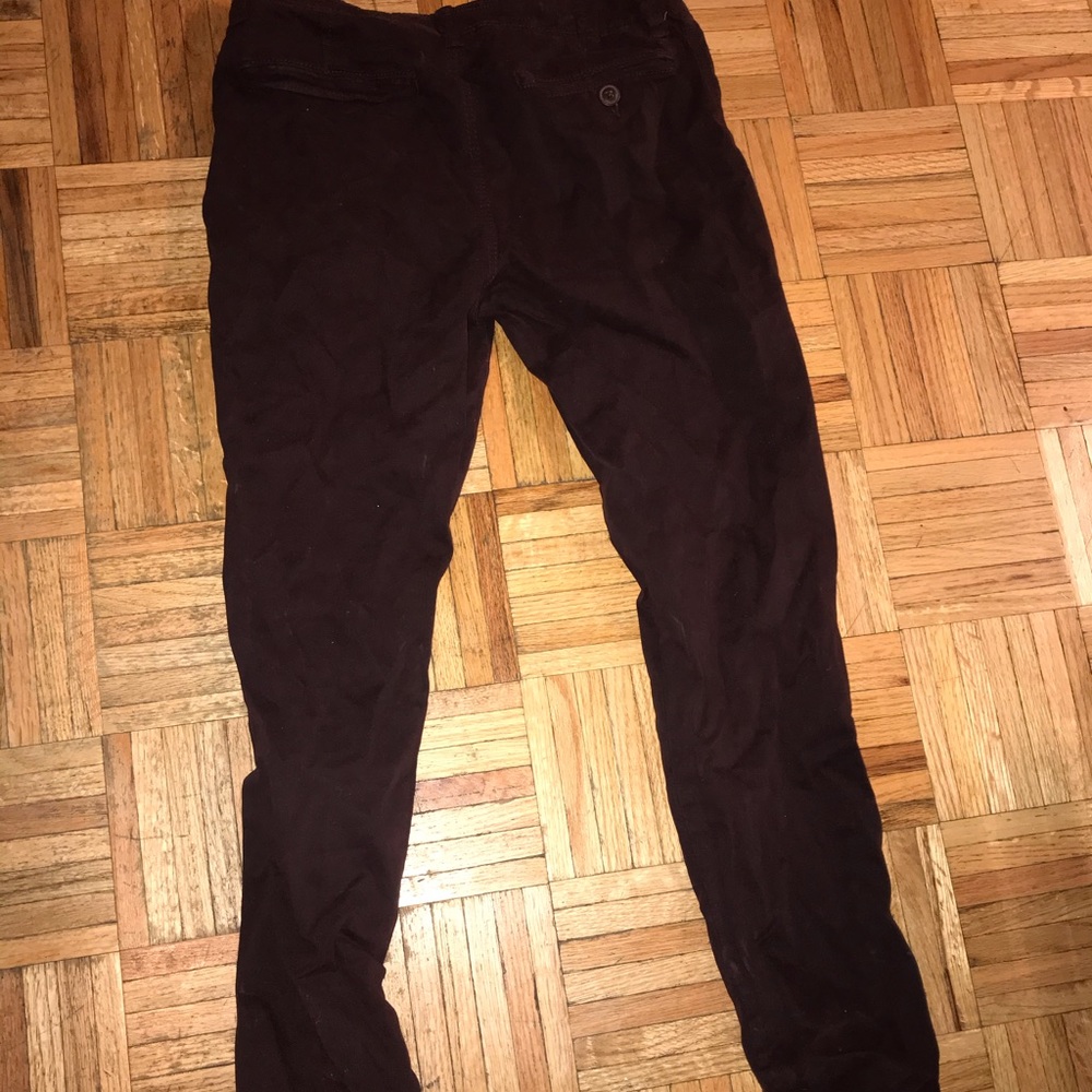Burgundy Pants American Eagle